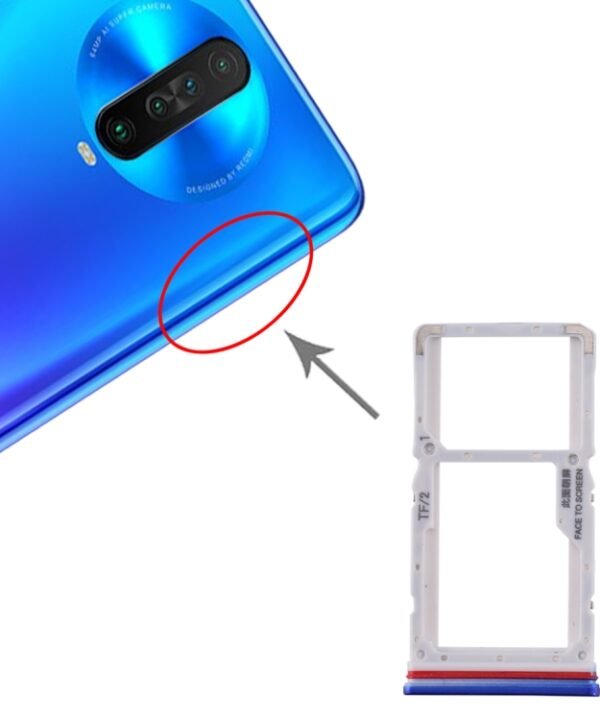 SIM Card Tray + SIM / Micro SD Card Tray for Xiaomi Redmi K30 4G, For Xiaomi Redmi K30 4G, For Redmi K30 4G