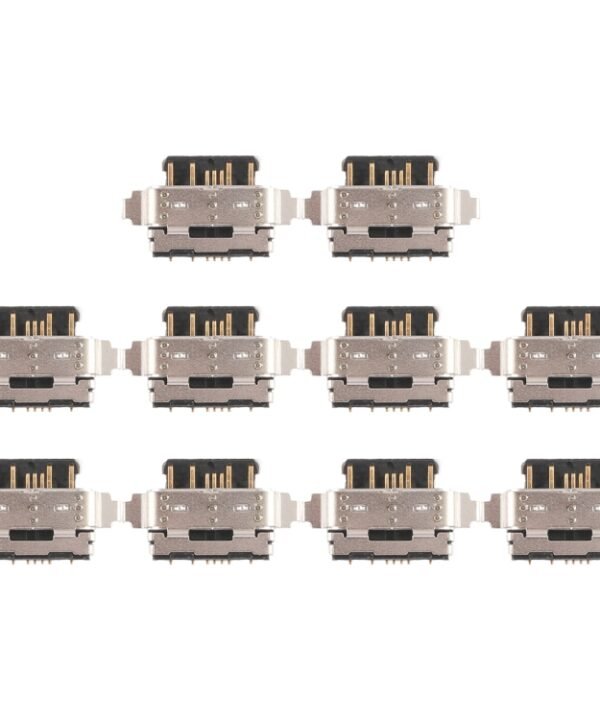 10 PCS Charging Port Connector for Nokia X6 (2018) / 5.1 Plus (X5) / 8.1 (X7)