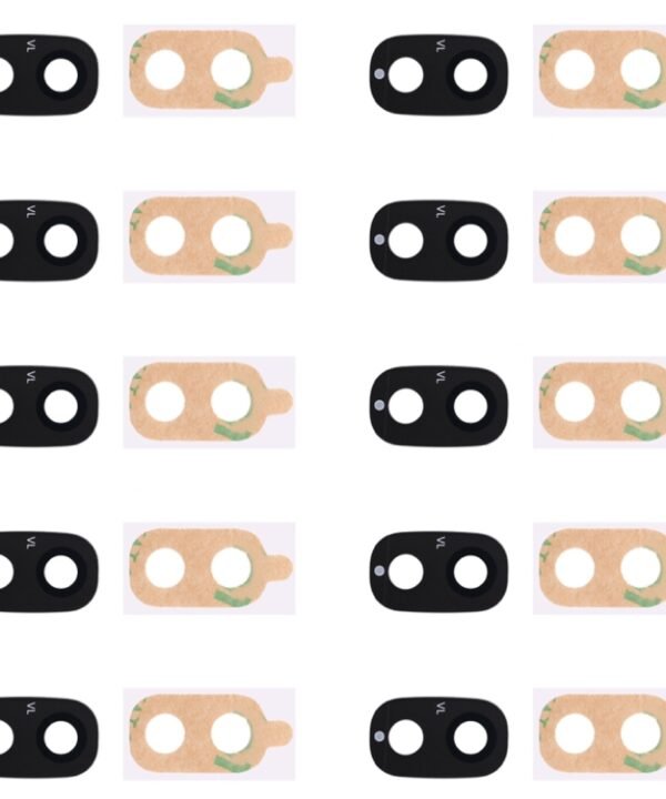 For Galaxy J7 Pro 10pcs Back Camera Lens Cover with Sticker