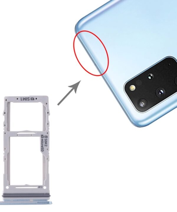 For Samsung Galaxy S20+ / Galaxy S20 Ultra SIM Card Tray + SIM Card Tray / Micro SD Card Tray, For Samsung Galaxy S20+(Double), For Samsung Galaxy S20+(Dual), For Samsung Galaxy S20+(Double SIM)