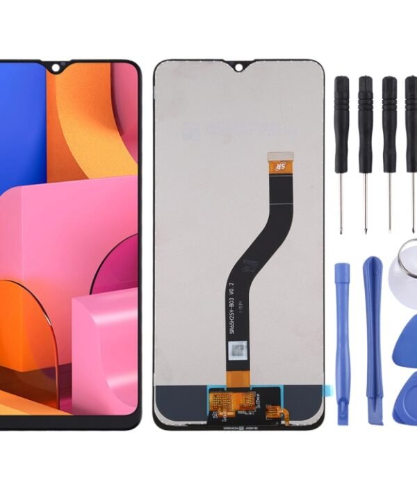 Original IPS Material LCD Screen and Digitizer Full Assembly for Galaxy A20s