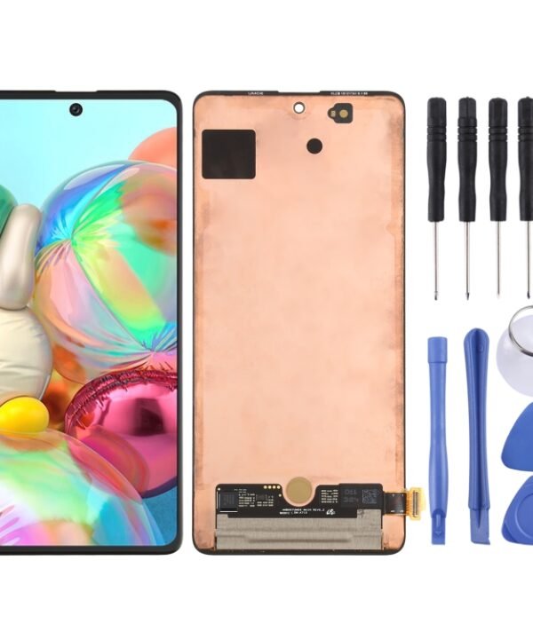 Original Super AMOLED Material LCD Screen and Digitizer Full Assembly for Galaxy A71 4G, For Samsung Galaxy A71 4G(Original )