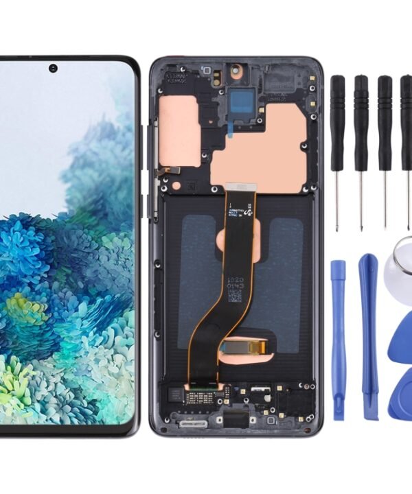 Original LCD Screen and Digitizer Full Assembly with Frame for Samsung Galaxy S20+ 5G SM-G986B/G985, For Samsung Galaxy S20+ 5G, For Samsung Galaxy S20+ 5G(Dark Blue), For Samsung Galaxy S20+(Original)