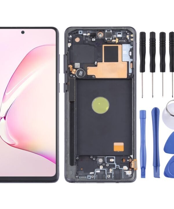 TFT Material LCD Screen and Digitizer Full Assembly With Frame for Samsung Galaxy Note10 Lite SM-N770, Not Supporting Fingerprint Identification