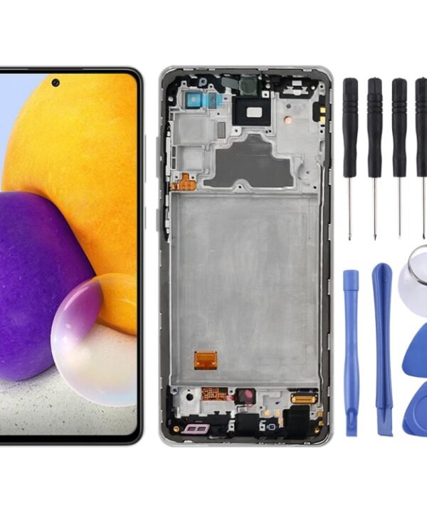 Original Super AMOLED LCD Screen for Samsung Galaxy A72 SM-A725(4G Version) Digitizer Full Assembly With Frame
