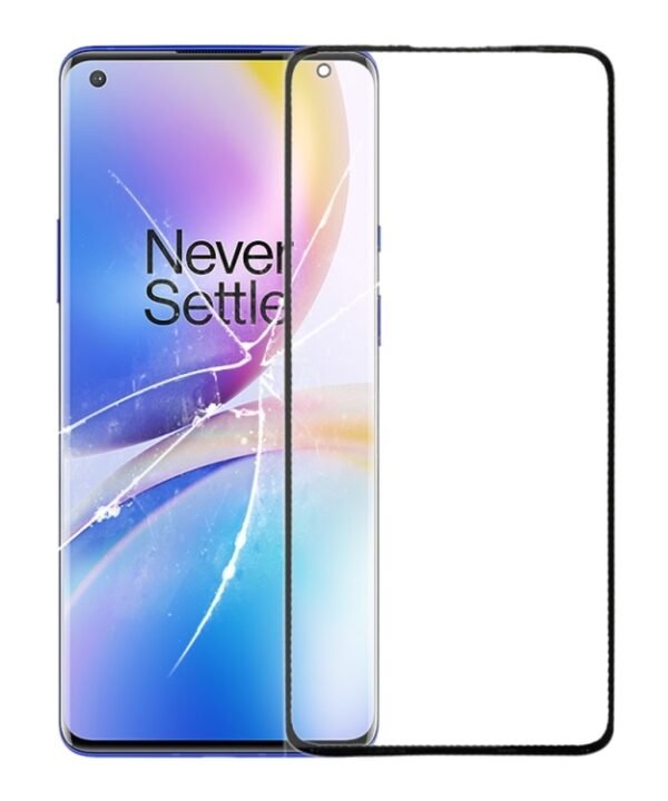 For OnePlus 8 Pro Front Screen Outer Glass Lens with OCA Optically Clear Adhesive