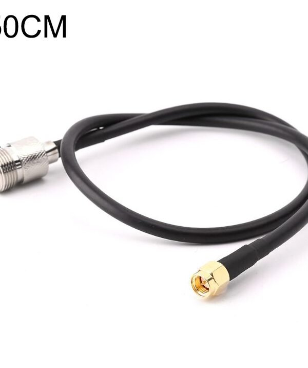 RG58 UHF Female to SMA Male Connecting Cable, Length: 50cm