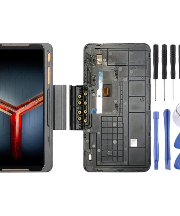 Game Expansion LCD Screen and Digitizer Full Assembly for Asus ROG Phone II ZS660KL, For Asus ROG Phone II ZS660KL