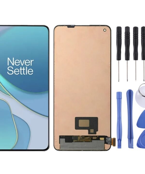 TFT LCD Screen For OnePlus 8T 5G KB2001 KB2000 KB2003 with Digitizer Full Assembly, Not Supporting Fingerprint Identification, For OnePlus 8T 5G(AMOLED)