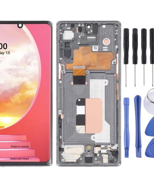 For LG Velvet 5G KR Version Original LCD Screen Digitizer Full Assembly with Frame, For LG Velvet 5G(KR Version)
