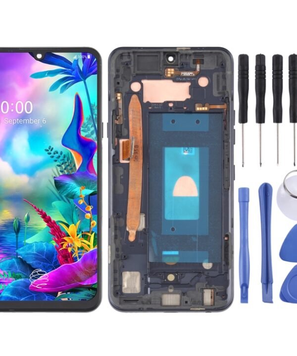 LCD Screen and Digitizer Full Assembly with Frame for LG G8X ThinQ LMG850EMW LM-G850, For LG G8X ThinQ