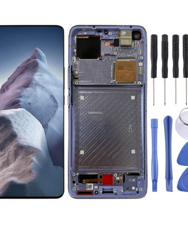 Original AMOLED Material LCD Screen and Digitizer Full Assembly With Frame for Xiaomi Mi 11 Ultra / Mi 11 Pro M2102K1G M2102K1C M2102K1AC, For Xiaomi Mi 11 Ultra / Mi 11 Pro(Original), For Xiaomi Mi 11 Ultra(Original)