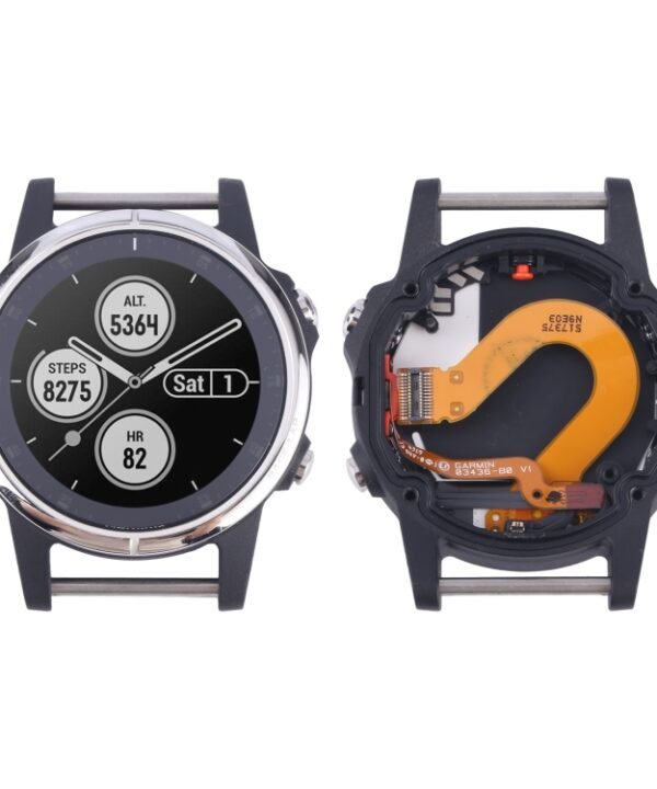 LCD Screen and Digitizer Full Assembly With Frame for Garmin Fenix 5S Plus Sapphire Version, For Garmin Fenix 5S Plus Sapphire Version, For Garmin Fenix 5S Plus (Sapphire)