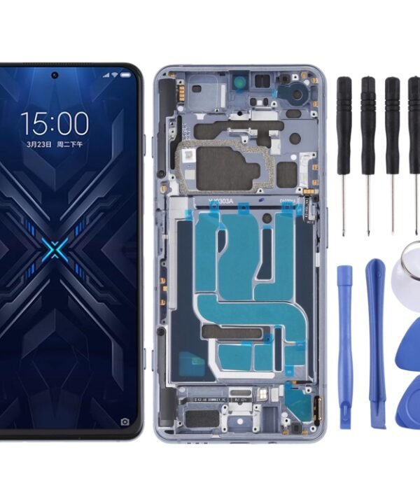 Original LCD Screen and Digitizer Full Assembly With Frame for Xiaomi Black Shark 4 / Black Shark 4 Pro SHARK PRS-H0, SHARK PRS-A0, For Xiaomi Black Shark 4 (Original)