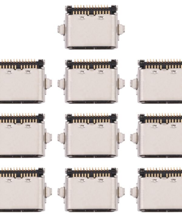 10 PCS Charging Port Connector for Lenovo M10 Plus TB-X606, TB-X606F