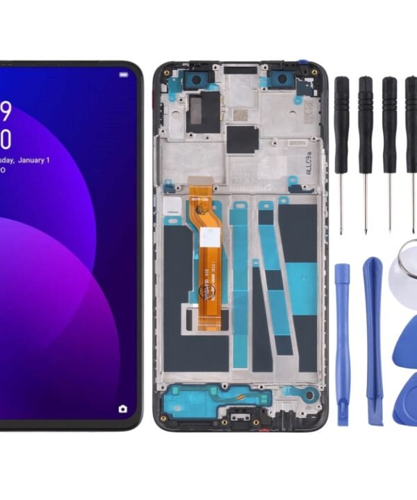LCD Screen and Digitizer Full Assembly with Frame for OPPO F11 Pro CPH1959 CPH2209 CPH1989, For OPPO F11 Pro