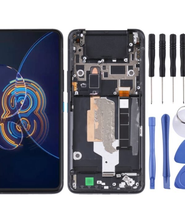 LCD Screen and Digitizer Full Assembly with Frame for Asus Zenfone 8 Flip ZS672KS, For Asus Zenfone 8 Flip