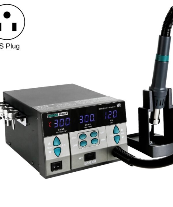 SUGON 8610-DX Hot Air Gun Station, EU Plug, SUGON 8610-DX, US Plug, SUGON 8610-DX, AU Plug, SUGON 8610-DX, EU Plug