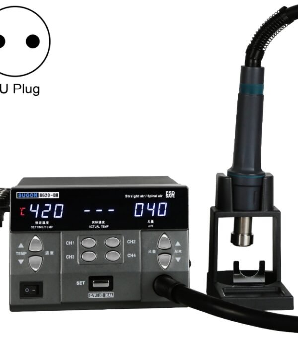 SUGON 8620-DX 1200W Straight and Spiral Hot Air Gun, AU Plug, SUGON 8620-DX, AU Plug, SUGON 8620-DX, EU Plug, SUGON 8620-DX, US Plug