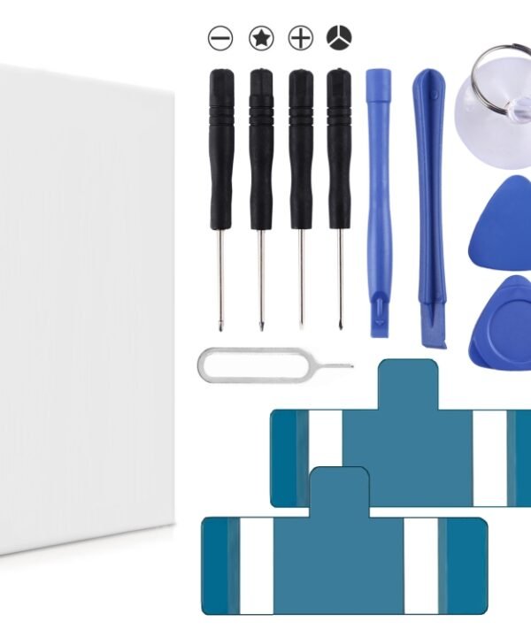 12 in 1 Repair Kits (4 x Screwdriver + 2 x Teardown Rods + 1 x Sucker+ 2 x Triangle on Thick Slices + Eject Pin + 2 x Battery Tape)