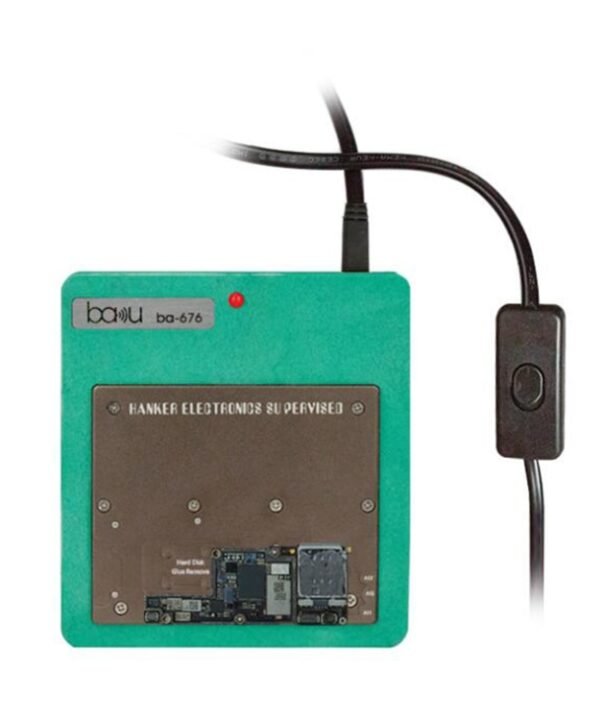 BAKU BA-676 110V-120V Multifuntional PCB IC Glue Remove Thermostatic Heating Platform for iPhone X / XS / XS Max / 11 / 11 Pro / 11 Pro Max, CN Plug