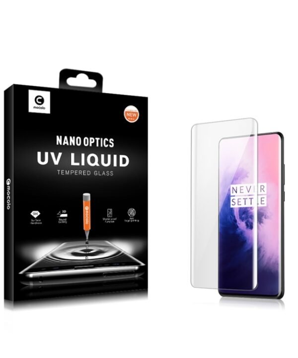 mocolo 9H 3D Full Screen UV Screen Film for Oneplus 7 Pro / Oneplus 7T Pro (Transparent)