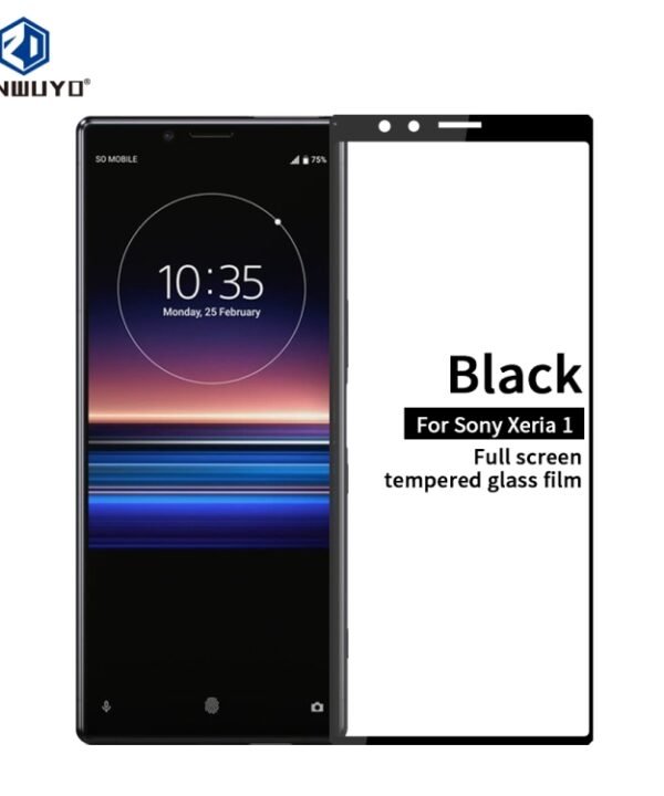 PINWUYO 9H 2.5D Full Glue Tempered Glass Film for SONY Xperia 1