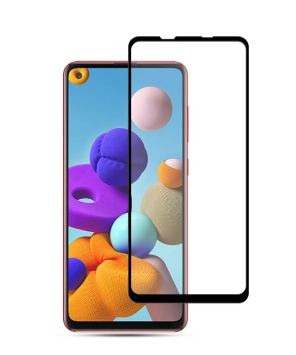 For Samsung Galaxy A21s mocolo 0.33mm 9H 2.5D Full Glue Tempered Glass Film
