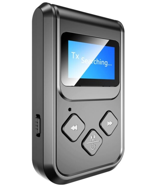 T15 2 in 1 Bluetooth 5.0 Music Receiver Transmitter with Screen
