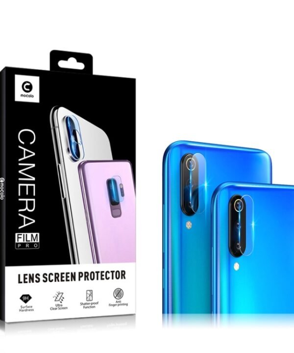2pcs mocolo 0.15mm 9H 2.5D Round Edge Rear Camera Lens Tempered Glass Film for Xiaomi Mi 9 (Transparent)
