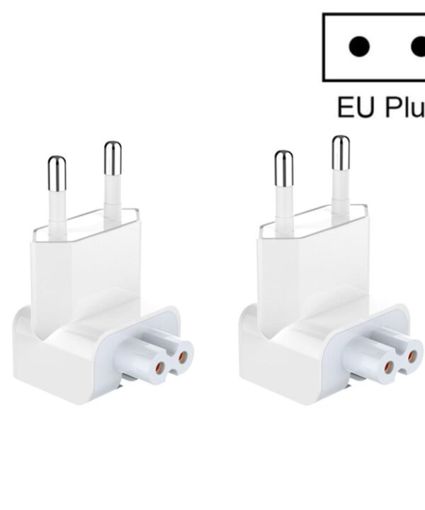 2 PCS XJ01 Power Adapter for iPad 10W 12W Charger & MacBook Series Charger, EU Plug