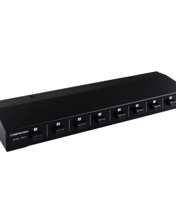 100W 1 In 8 Out Power Amplifier Box Distribute Switcher Loudspeaker