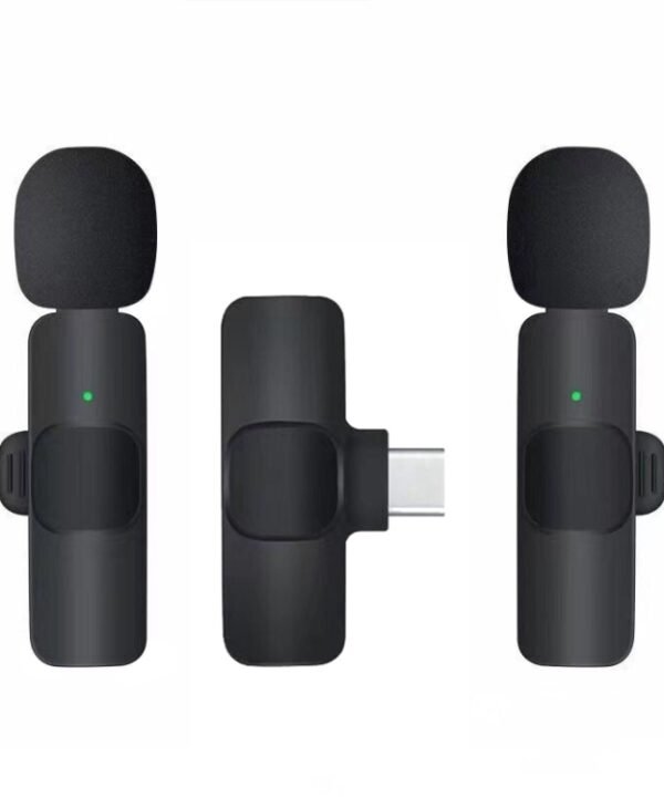 K9 2 in 1 Wireless Clip-on Auto Noise Cancelling Live Mini Microphone, Port: Type-C