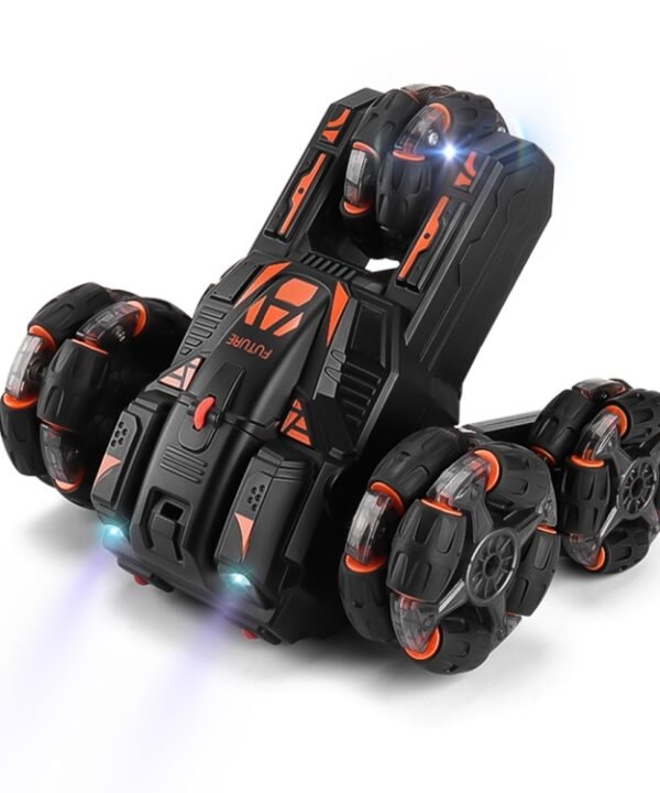 MoFun Five-wheeled Stunt Car 360-degree Swing Arm 2.4G Multifunctional RC Car, Single control, Double control