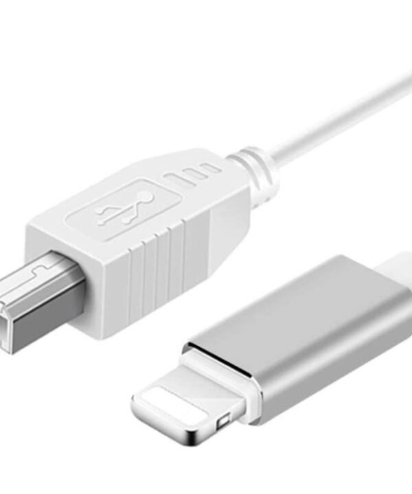 1m 8 Pin to USB-B MIDI Cable for iPad / iPhone