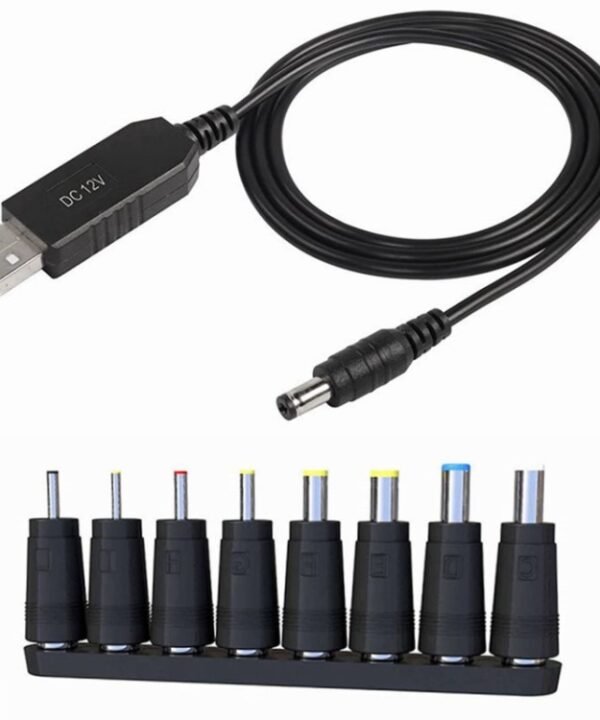 USB DC 5V to 12V Set Up Cable Converter Adapter