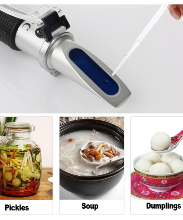 Refractometer Optical Salinity Concentration Handheld High Precision Measuring Tool RZ112 0~28%