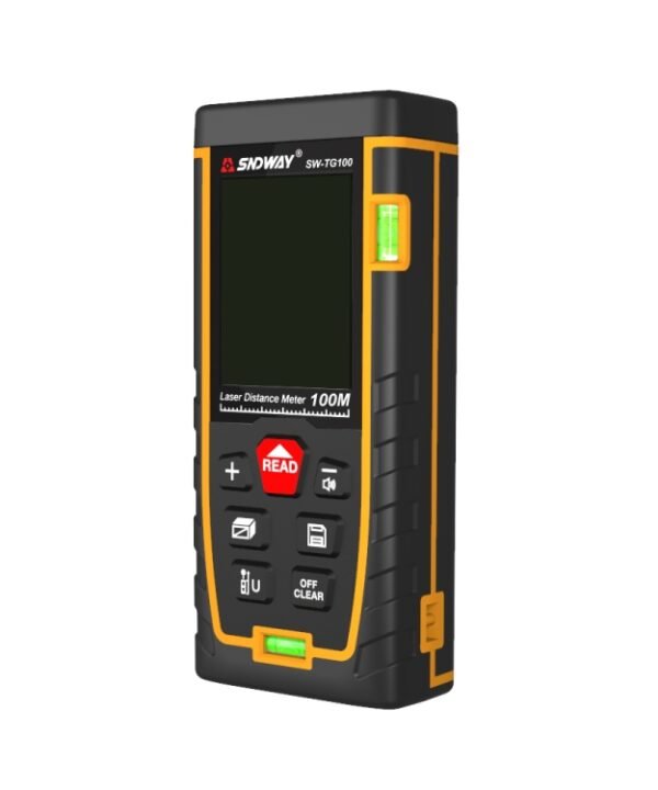 SNDWAY Double Horizontal bubble Rangefinder Laser Distance Meter Range Hand Tool Device SW- TG100