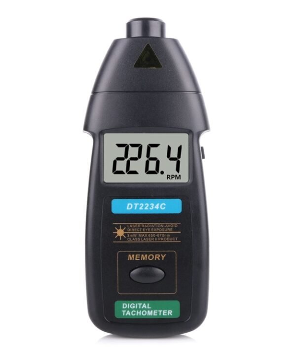 DT2234C Digital Laser Tachometer RPM Meter Non-Contact