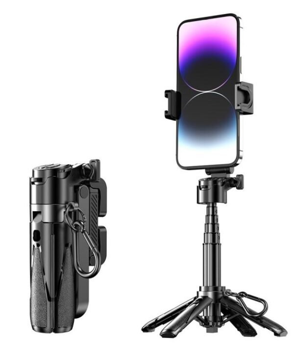 P15T Mini Portable Selfie Stick Photography Bluetooth Phone Stand Tripod, P15T