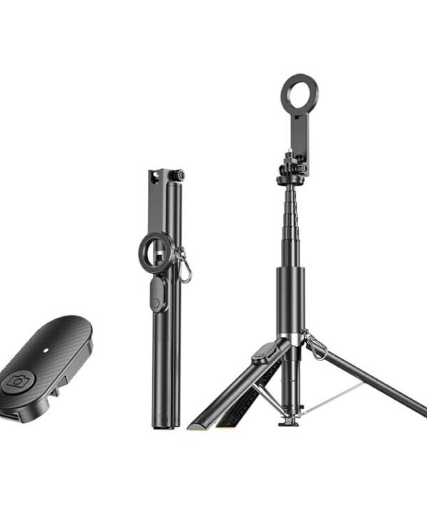 P27-MF Portable Extendable Magnetic Selfie Stick Tripod