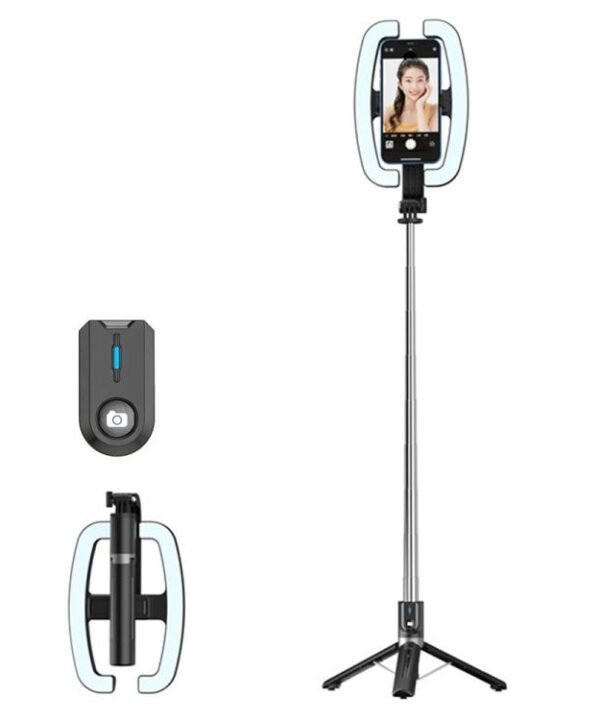 P99W For Live Streaming Selfie Stick Ring Light Phone Tripod Stand Remote Control Beauty Fill Light
