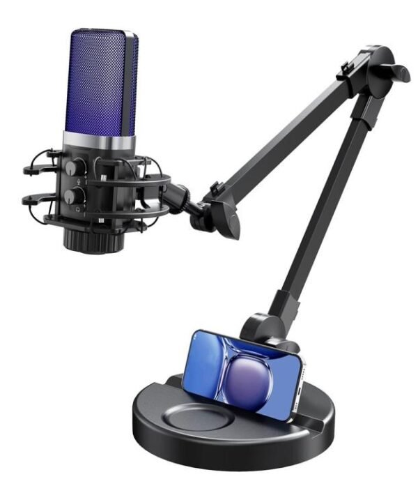 YANMAI X3R For Live Streaming / Recording RGB Lighting Desktop Noise Reduction Capacitor Microphone