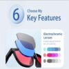 G60 Smart Glasses, Support Bluetooth Call / AI Audio Music