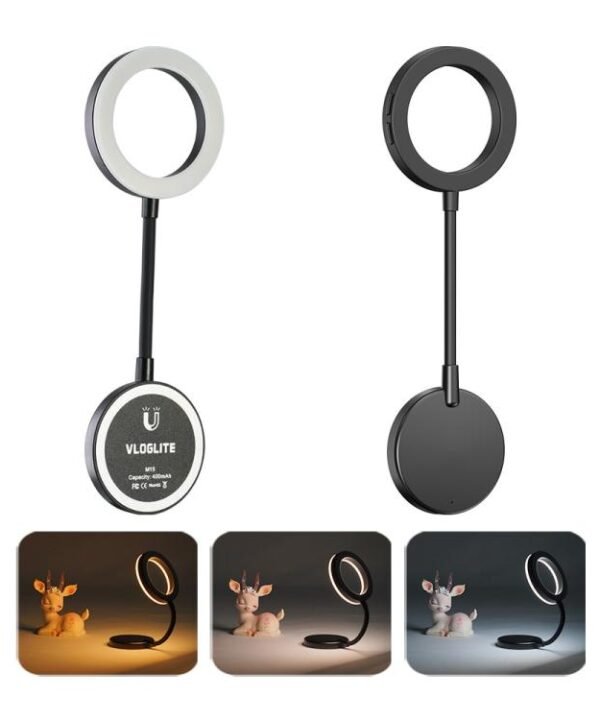 VLOGLITE M15 For Phone Reading Photography Video Lighting Mini Portable Selfie LED Light