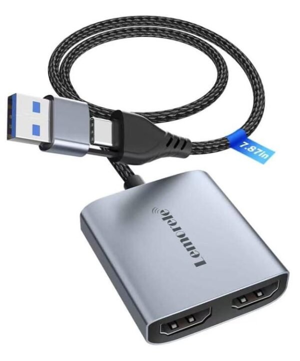 Lemorele AC07 4K HDMI Video Capture Card for Live Streaming
