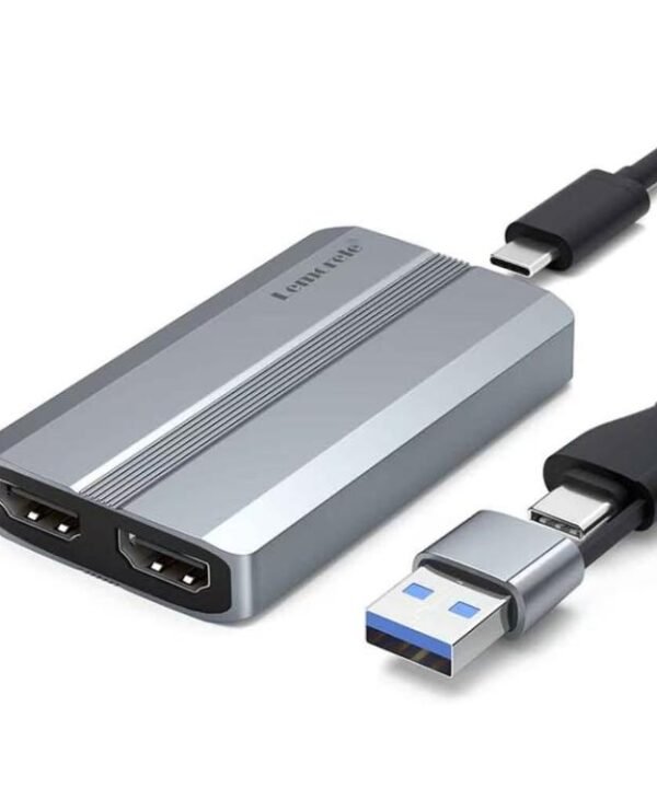 Lemorele AC06 4K HDMI Video Capture Card 1080P 60FPS Low Latency Device For Live Streaming
