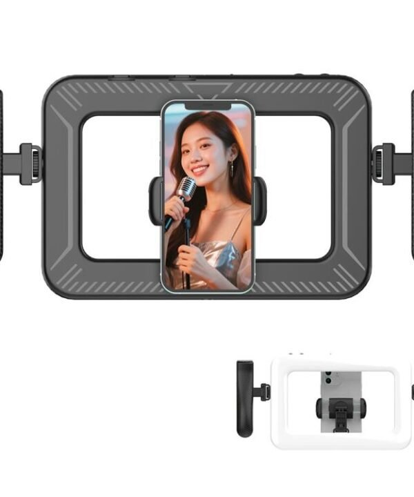 K03 Bluetooth Phone Remote Control Holder Handheld Ring Light 3 Color Temperature LED Fill Light