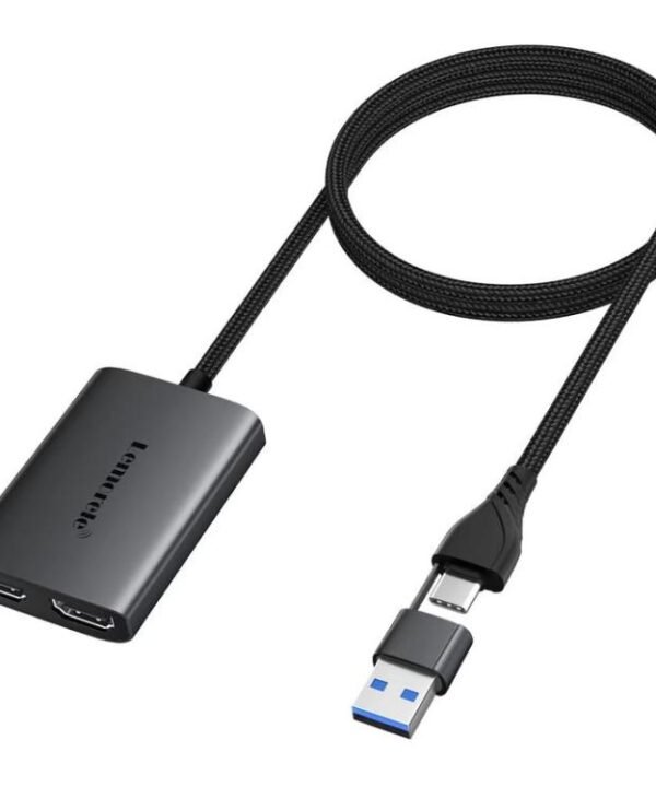 Lemorele HD10 USB / Type-C to HDMI-compatible Computer Phone HD Screen Adapter
