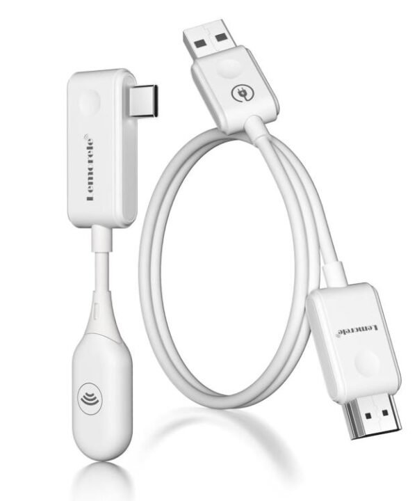 Lemorele P10 USB-C Wireless Transmitter Set 1080P 5GHz WiFi 50M Long Range Adapter